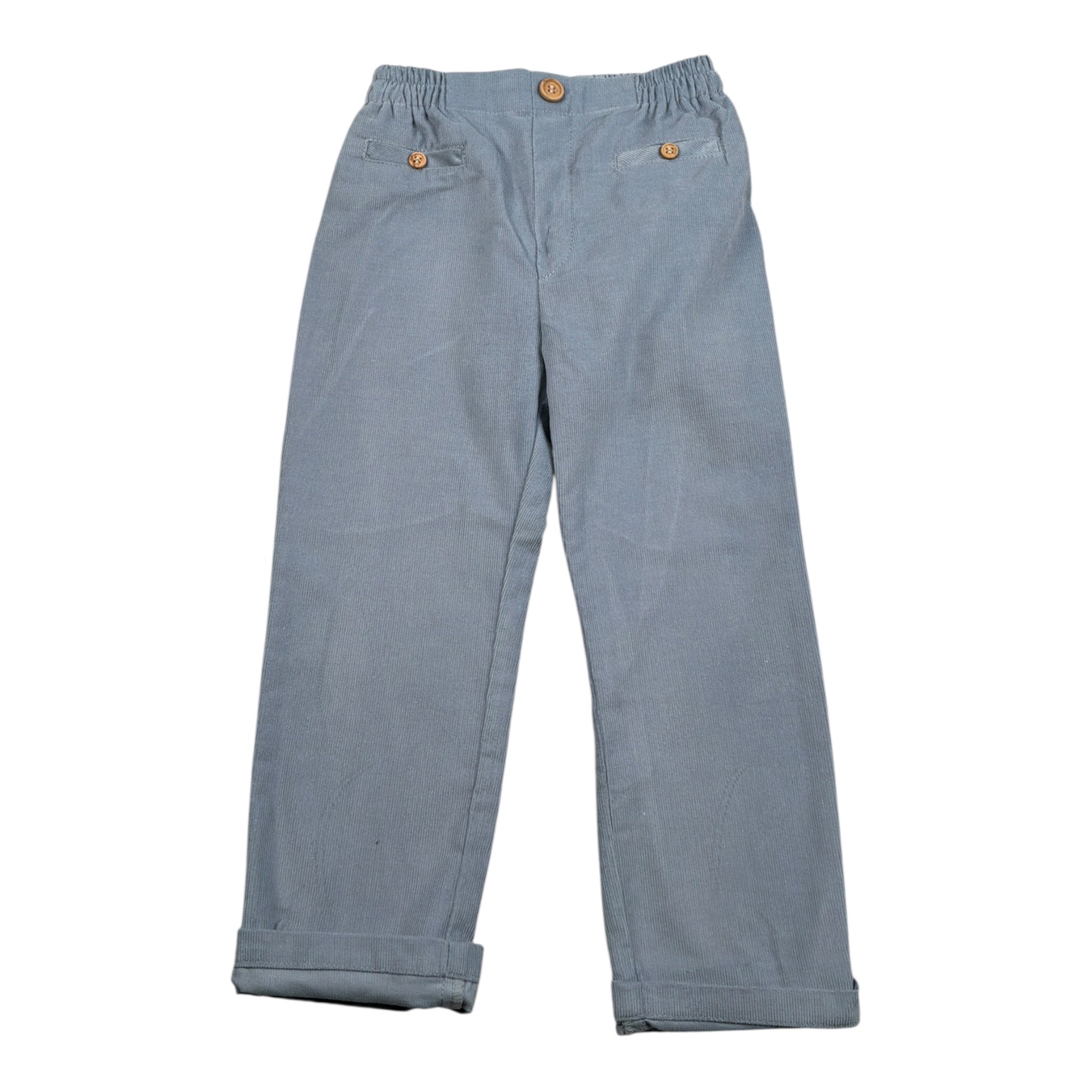 Fina Ejerique Pantalone tinta unita con Elastico In Vita Polvere per Bambino O25B91AZU POLVERE FINA EJERIQUE 