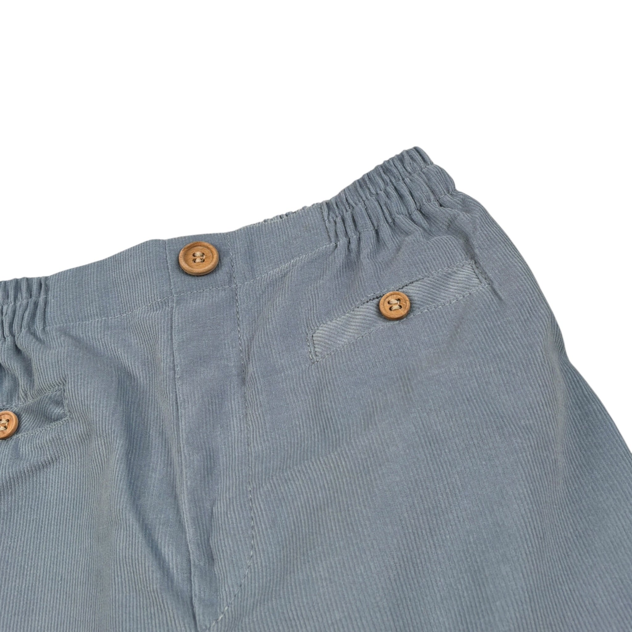 Fina Ejerique Pantalone tinta unita con Elastico In Vita Polvere per Bambino O25B91AZU POLVERE FINA EJERIQUE 