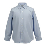Fina Ejerique Camicia tinta unita Manica Lunga Azzurro per Bambino O25S42 AZZURRO FINA EJERIQUE 