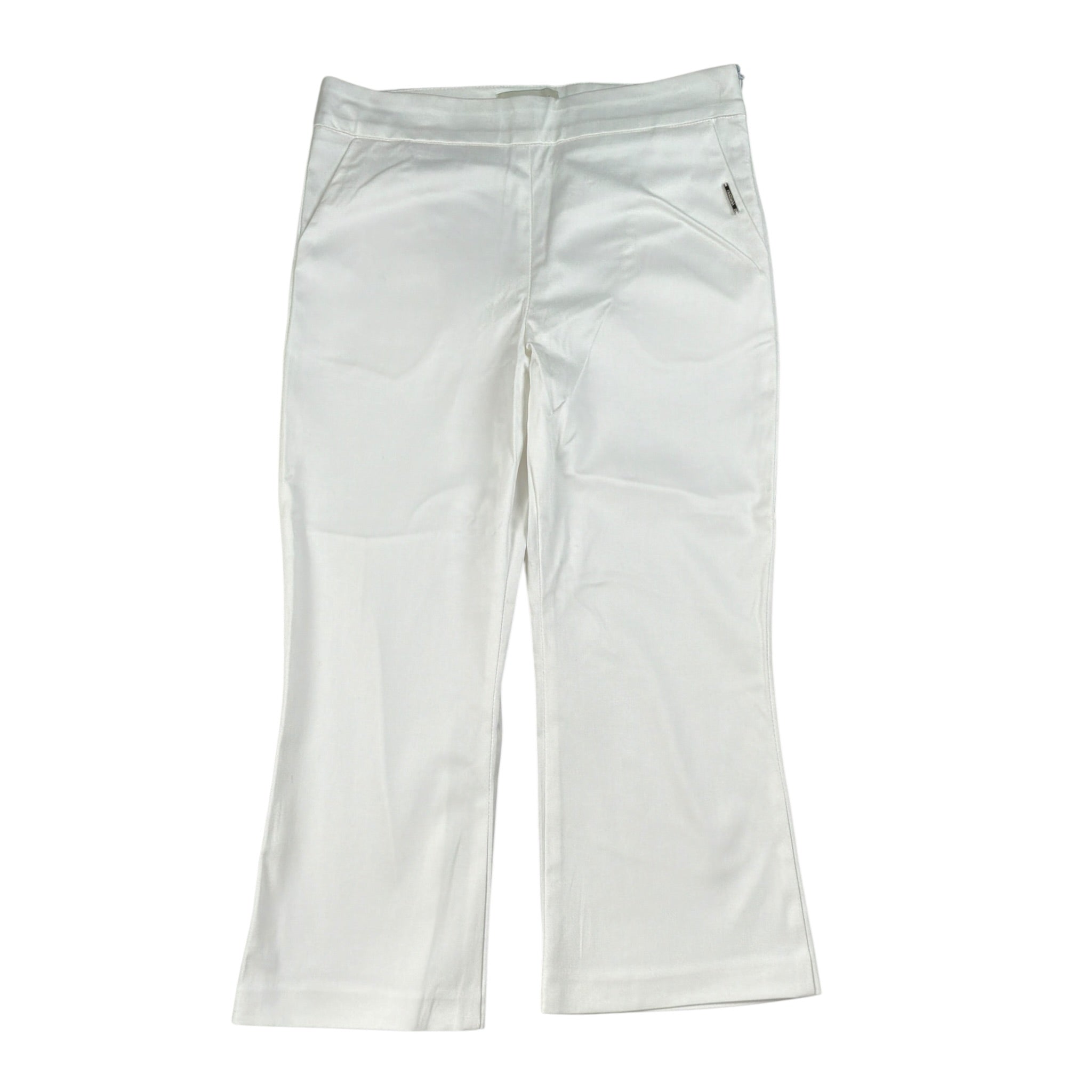 Fracomina Pantalone tinta unita con Elastico In Vita Bianco per Bambina PQPQPPQ BIANCO FRACOMINA 