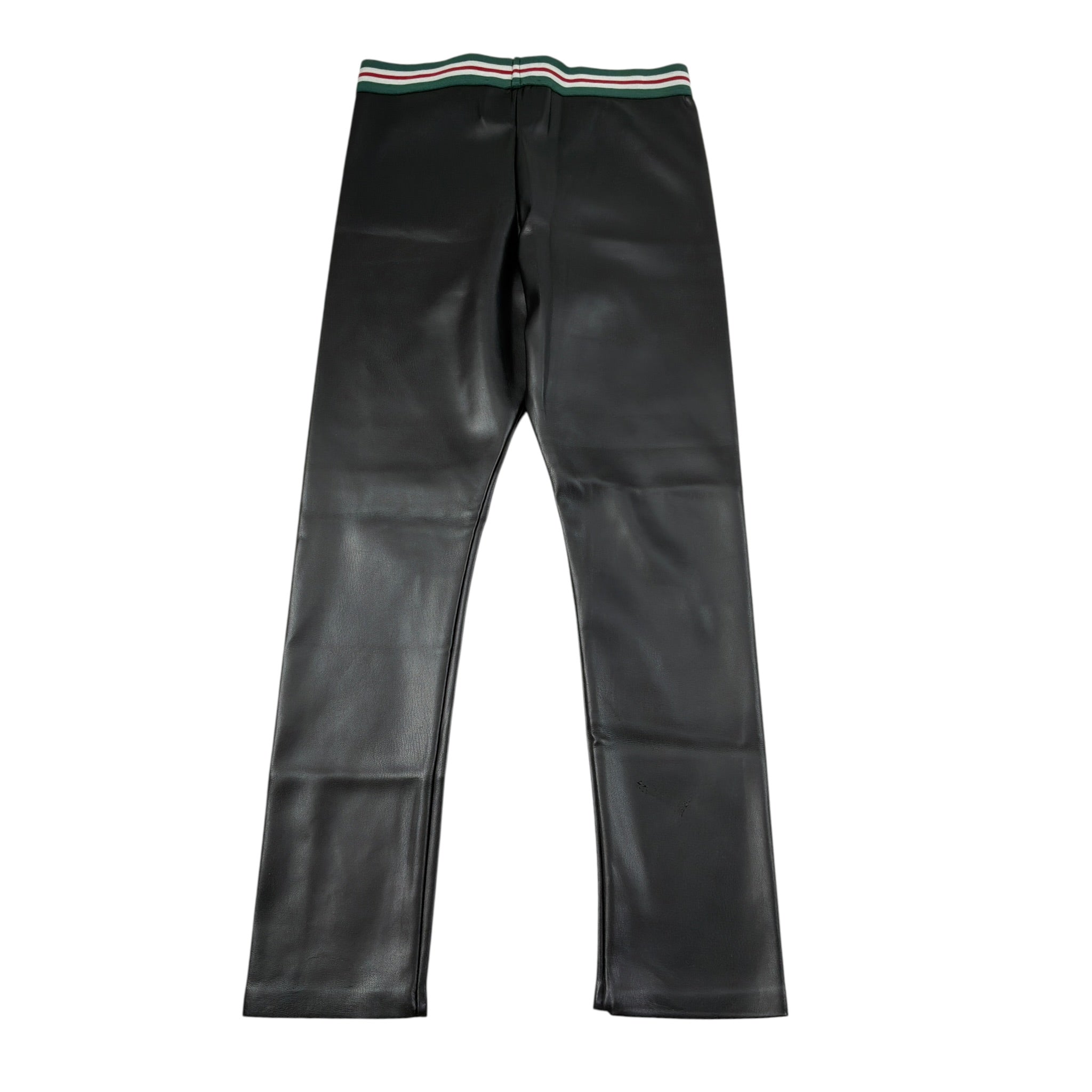 Gabriella Gucci Leggins In Ecopelle tinta unita Nero per Bambina GK050 NERO GABRIELLA GUCCI 