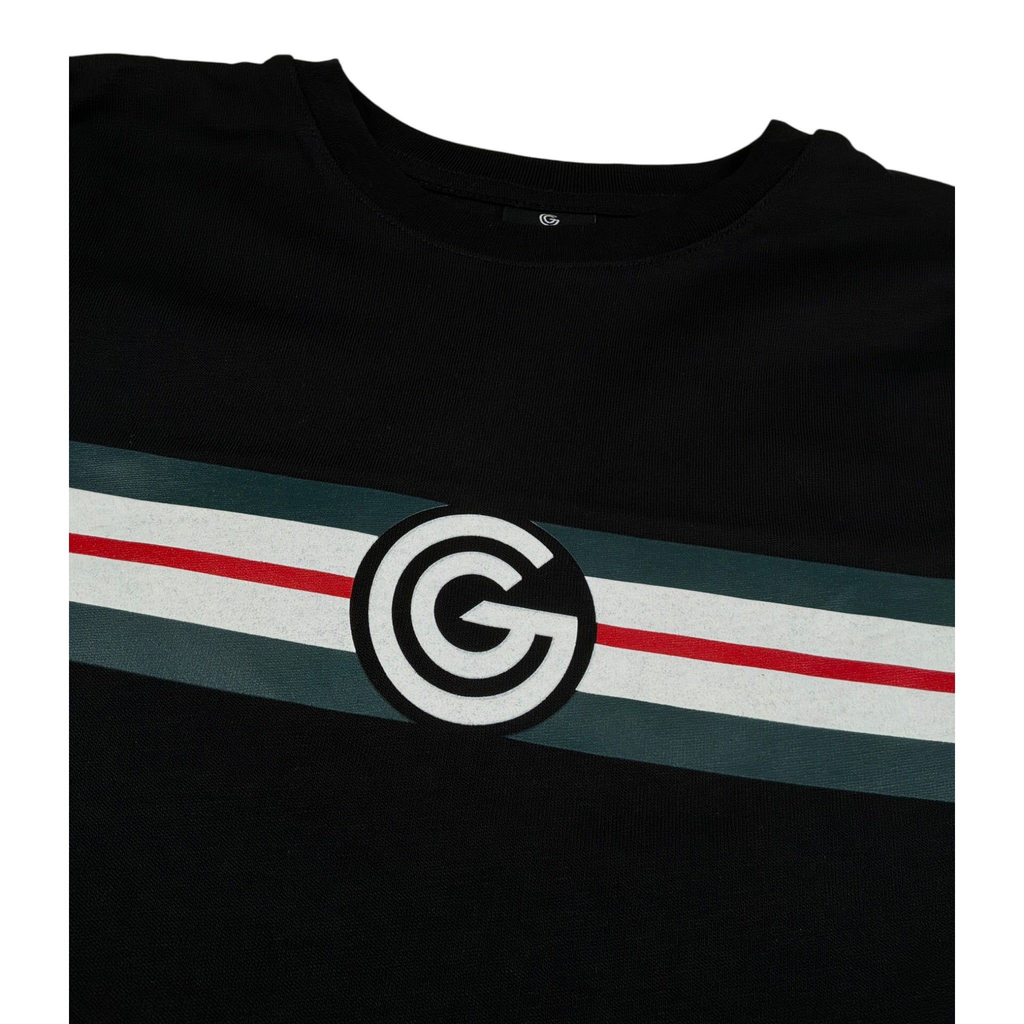 Gabriella Gucci Shirt Girocollo tinta unita con Logo Nero per Bambina GK065 NERO GABRIELLA GUCCI 