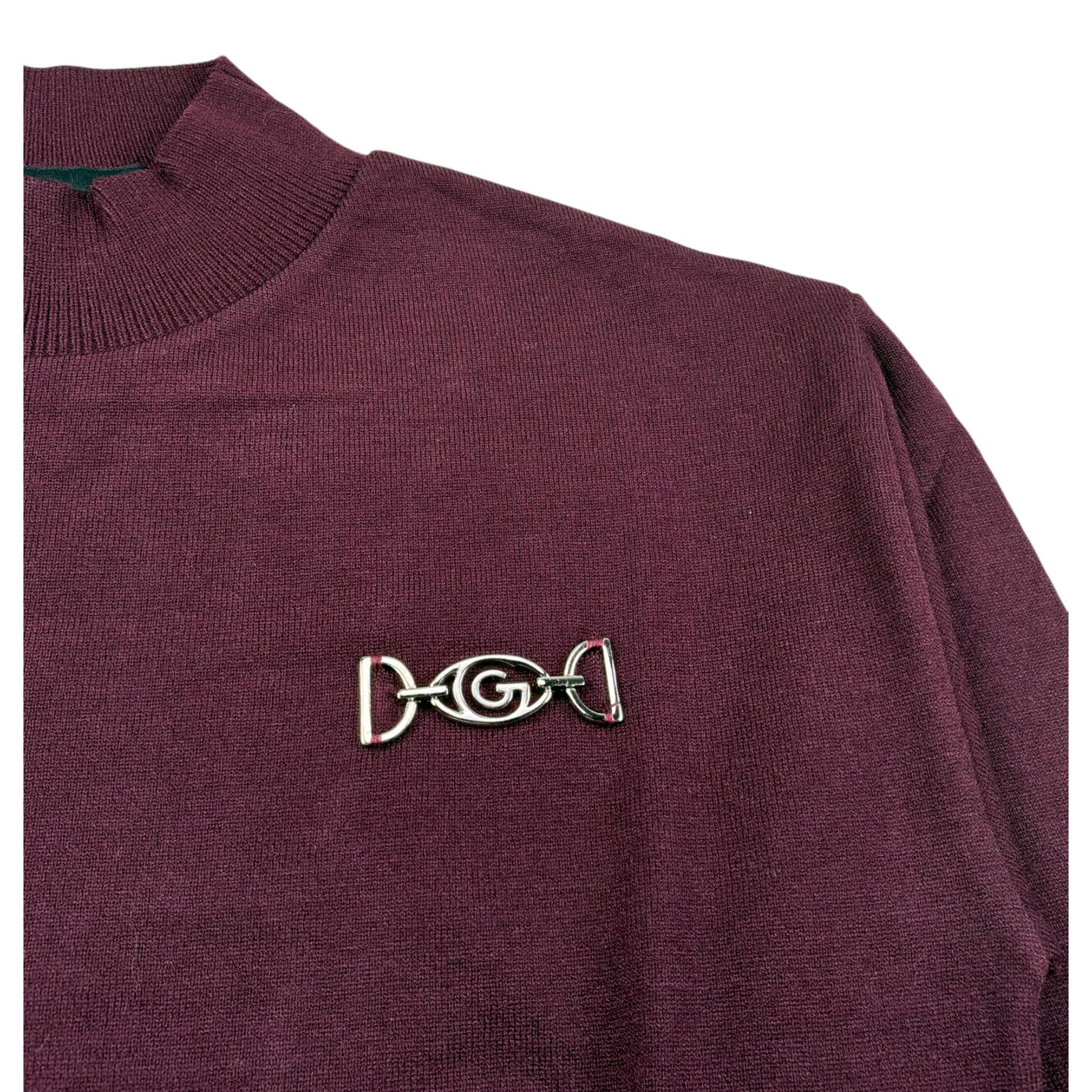 Gabriella Gucci Maglia Mezzo Collo tinta unita Bordeaux per Bambina GK076 BORDEAUX GABRIELLA GUCCI 