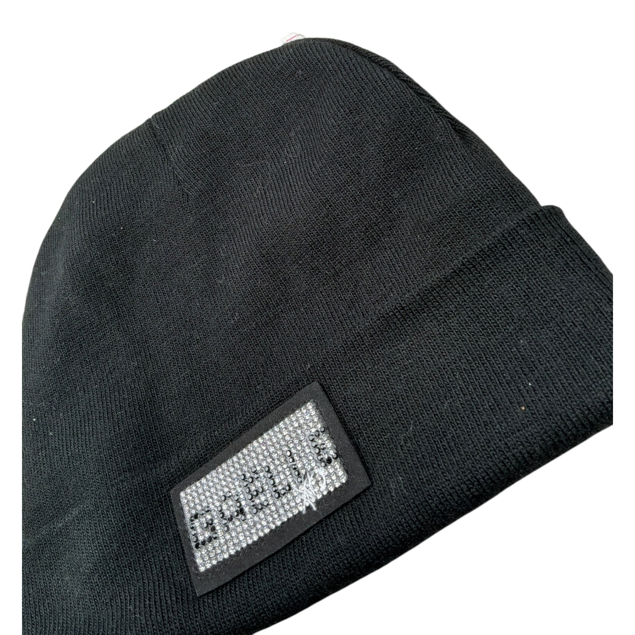 Gaelle Cappello tinta unita con Brillantini Nero per Bambina 2741CAP0647 NERO GAELLE 