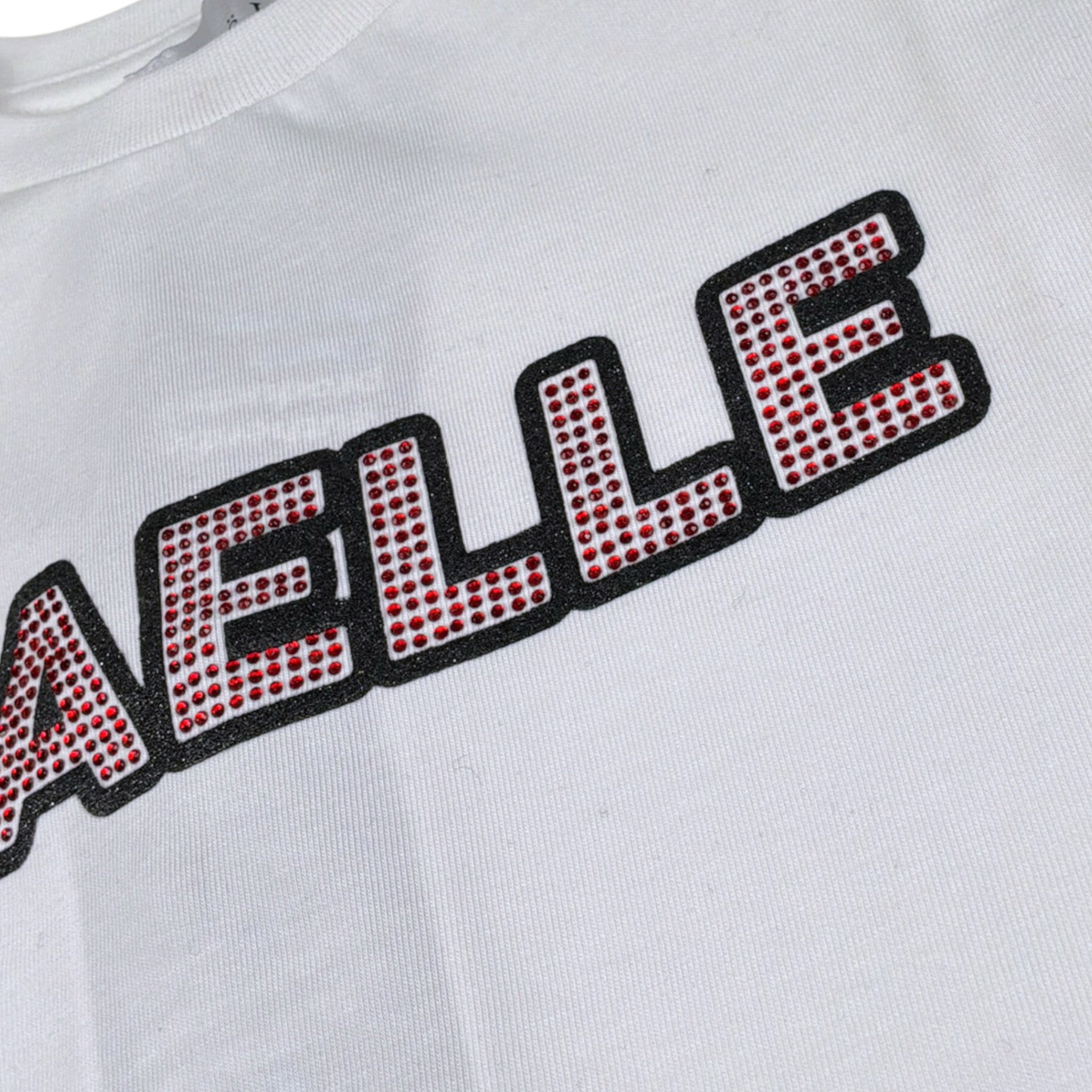 Gaelle Shirt tinta unita con Brillantini Bianco per Bambina 2741M00574 BIANCO GAELLE 