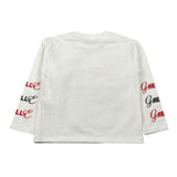 Gaelle Shirt Girocollo tinta unita con Stampe Bianco per Bambina 2741M00579 BIANCO GAELLE 
