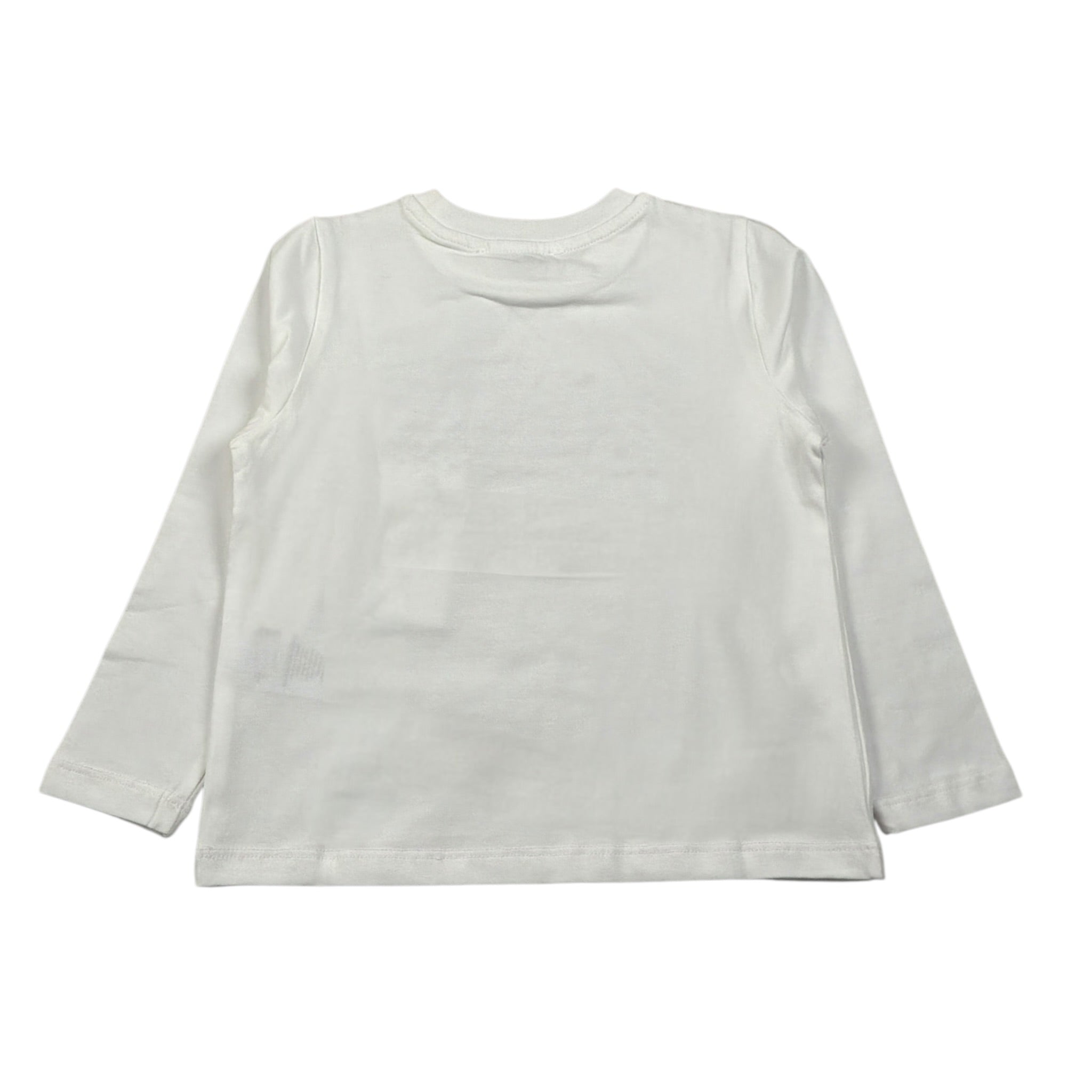 Gaelle Shirt Girocollo tinta unita con Stampe Bianco per Bambina 2741M00624 BIANCO GAELLE 