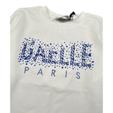 Gaelle Shirt Girocollo tinta unita con Stampe Bianco per Bambina 2741M00624 BIANCO GAELLE 