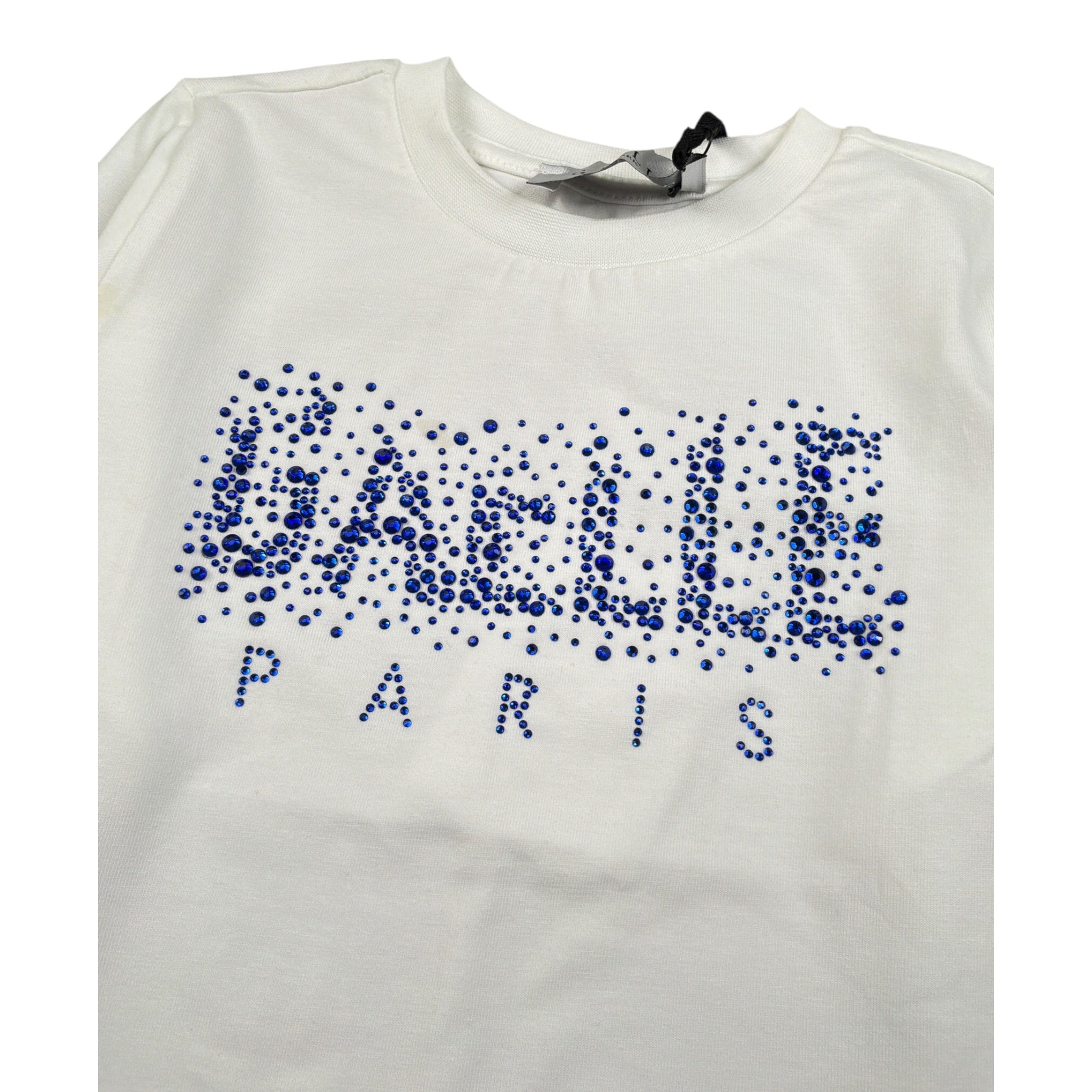 Gaelle Shirt Girocollo tinta unita con Stampe Bianco per Bambina 2741M00624 BIANCO GAELLE 