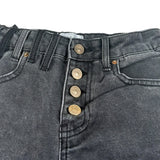 Gaelle Jeans tinta unita con Girovita Regolabile Nero per Bambina 2741PD00553 NERO GAELLE 