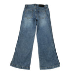 Gaelle Jeans tinta unita Modello Palazzo Azzurro per Bambina 2741PD00558X AZZURRO GAELLE 