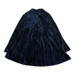 Gaelle Abito In Velluto tinta unita con Brillantini Blu per Bambina 2741V00627 BLU GAELLE 