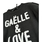Gaelle Maglia tinta unita con Stampa Nero per Bambina 2741W00560 NERO GAELLE 