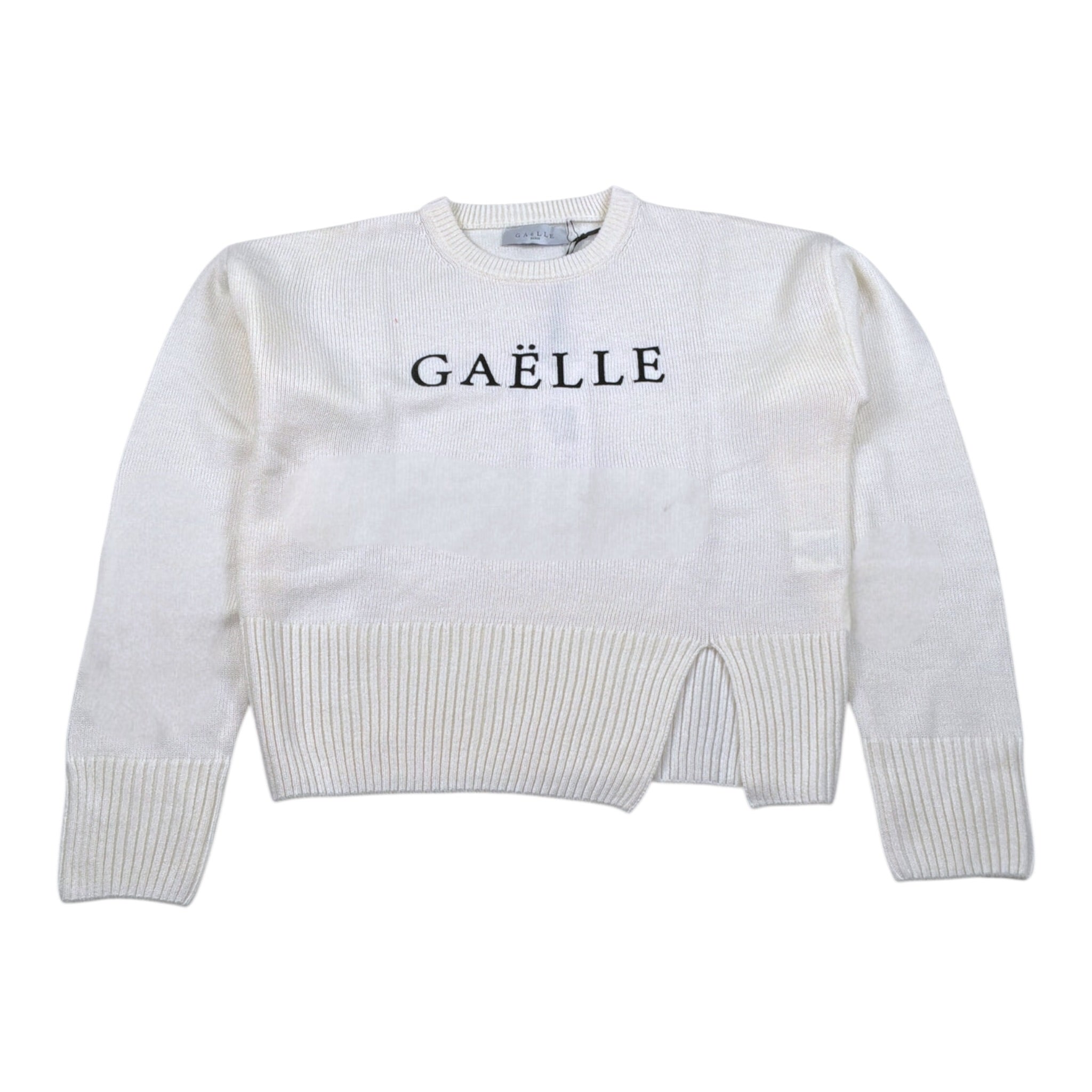 Gaelle Maglia tinta unita con Stampa Panna per Bambina 2741WY00559X PANNA GAELLE 