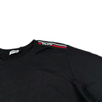 Gcds T-Shirt tinta unita con Profili In Contrasto Nero per Bambina B2JM2327BA3 NERO GCDS 