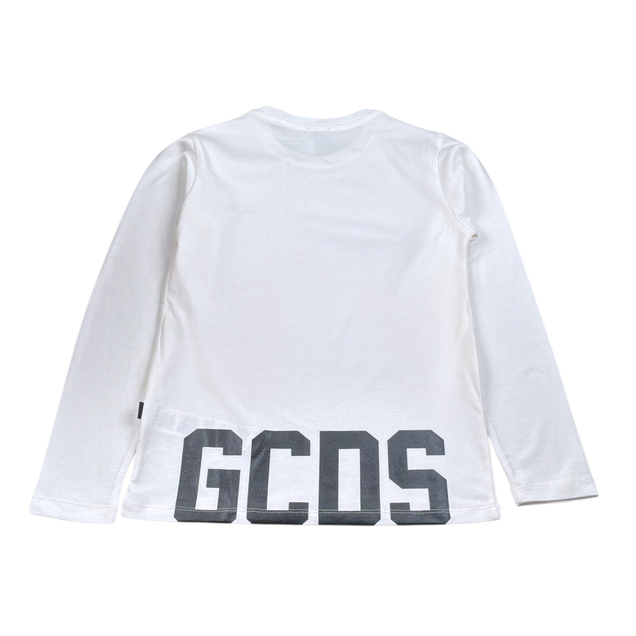 Gcds Shirt tinta unita con Logo Bianco per Bambina B2JU2217BA3 BIANCO GCDS 