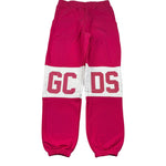 Gcds Pantalone Tuta tinta unita con Logo Fuxia per Bambina B2JU3017BA2X FUXIA GCDS 