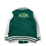 Gcds Giubbino Modello College Bicolore Bianco/Verde per Bambino B2KM01911BA4 BIANCO/VERDE GCDS 
