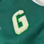 Gcds Giubbino Modello College Bicolore Bianco/Verde per Bambino B2KM01911BA4 BIANCO/VERDE GCDS 
