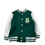 Gcds Giubbino Modello College Bicolore Bianco/Verde per Bambino B2KM01911BA4 BIANCO/VERDE GCDS 