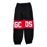 Gcds Pantalone Modello Tuta tinta unita con Logo Nero per Bambino B2KU3017BA2 NERO GCDS 