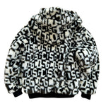 Gcds Giubbino Bicolore Logato Bianco/Nero per Bambina DUS007 BIANCO/NERO GCDS 
