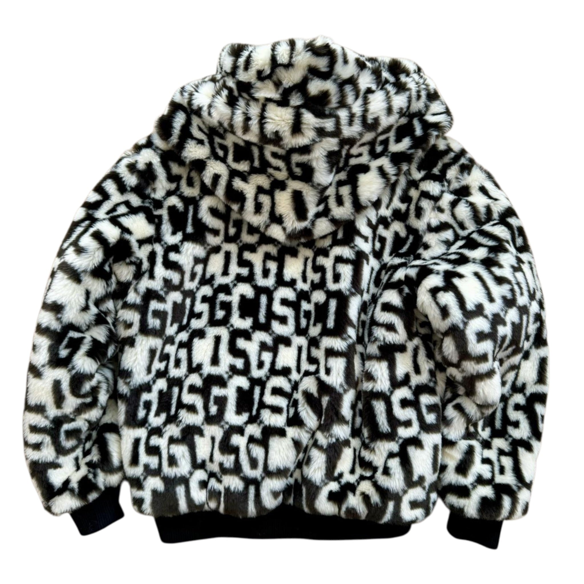 Gcds Giubbino Bicolore Logato Bianco/Nero per Bambina DUS007 BIANCO/NERO GCDS 