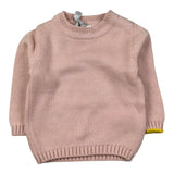 Gensami Maglia Girocollo tinta unita Rosa per Neonata GIR01B ROSA GENSAMI 