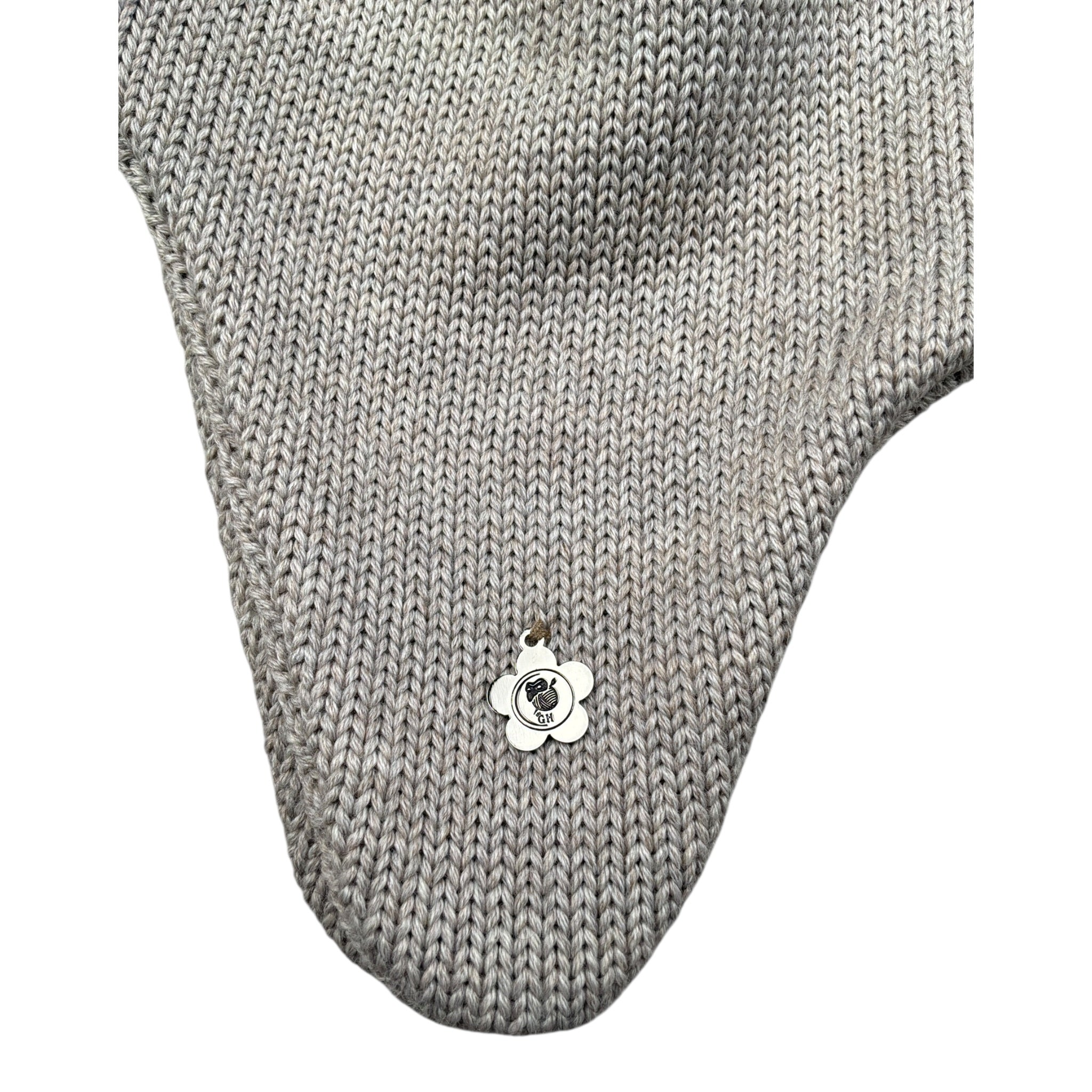 Gio Higuamy Cappello tinta unita con Pon Pon Beige per Bambino CT0223A BEIGE GIO HIGUAMY 