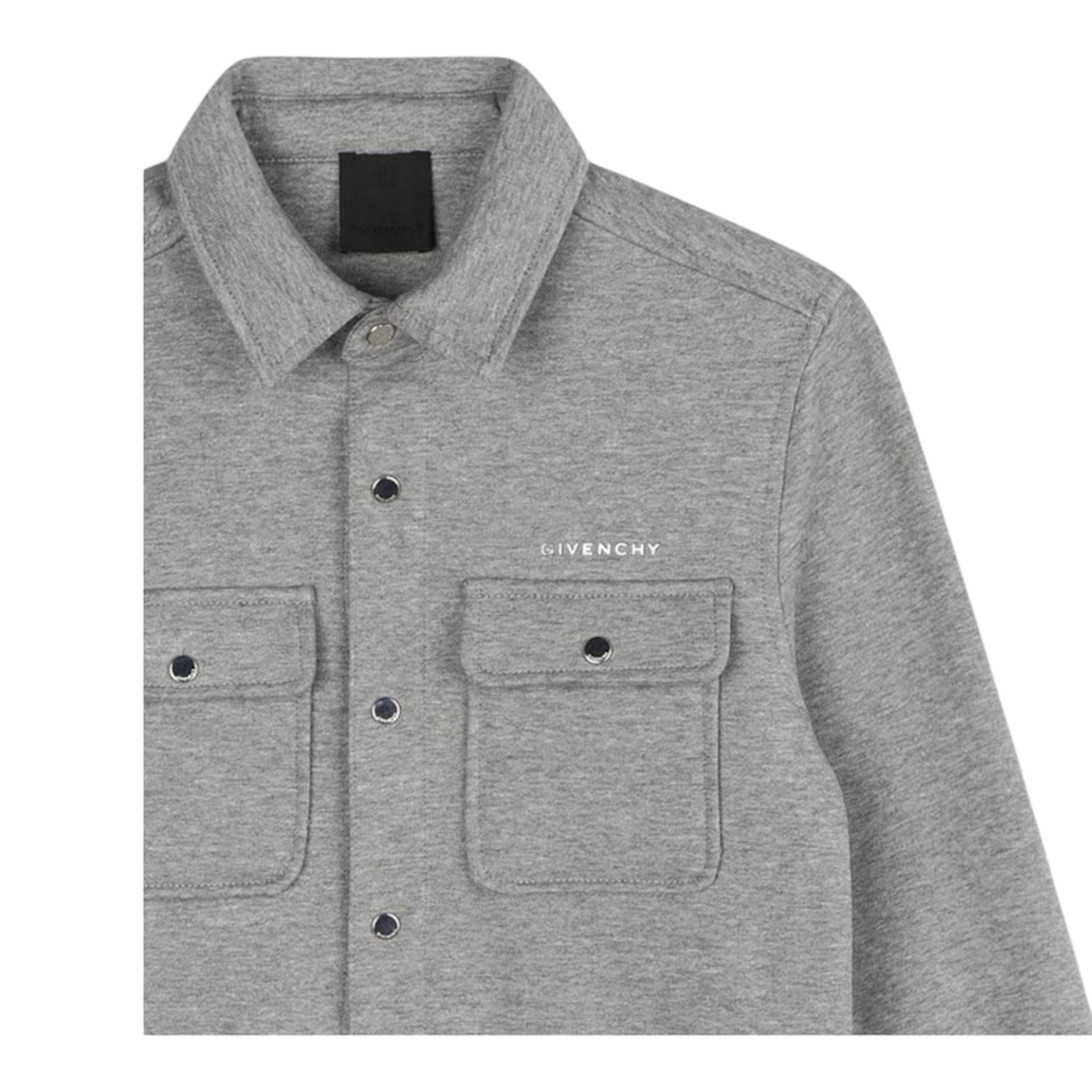 Givenchy Camicia Manica Lunga tinta unita Grigio per Bambino H30553 GRIGIO GIVENCHY 