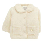 Guess Pelliccia tinta unita con Bottoni Panna per Neonata A5BL01WGIT0 PANNA GUESS 