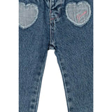 Guess Jeans tinta unita con Elastico In Vita Azzurro per Neonata A5RA00D45E0 AZZURRO GUESS 