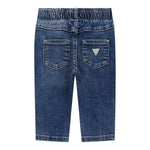 Guess Jeans tinta unita con Elastico In Vita Blu per Neonata A5YA00D4CA0 BLU GUESS 