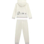 Guess Completo 2 Pezzi Felpa-Pantalone Panna per Bambina A5YG00KA6R4XJ PANNA GUESS 