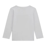 Guess Shirt Girocollo tinta unita con Stampe Bianco per Neonata A5YI00K6YW4X BIANCO GUESS 