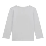 Guess Shirt Girocollo tinta unita con Stampe Bianco per Neonata A5YI00K6YW4XX BIANCO GUESS 