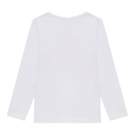 Guess Shirt tinta unita con Stampa Bianco per Neonata A5YI03K6YW4 BIANCO GUESS 