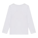 Guess Shirt tinta unita con Stampa Bianco per Bambina A5YI03K6YW4XJ BIANCO GUESS 