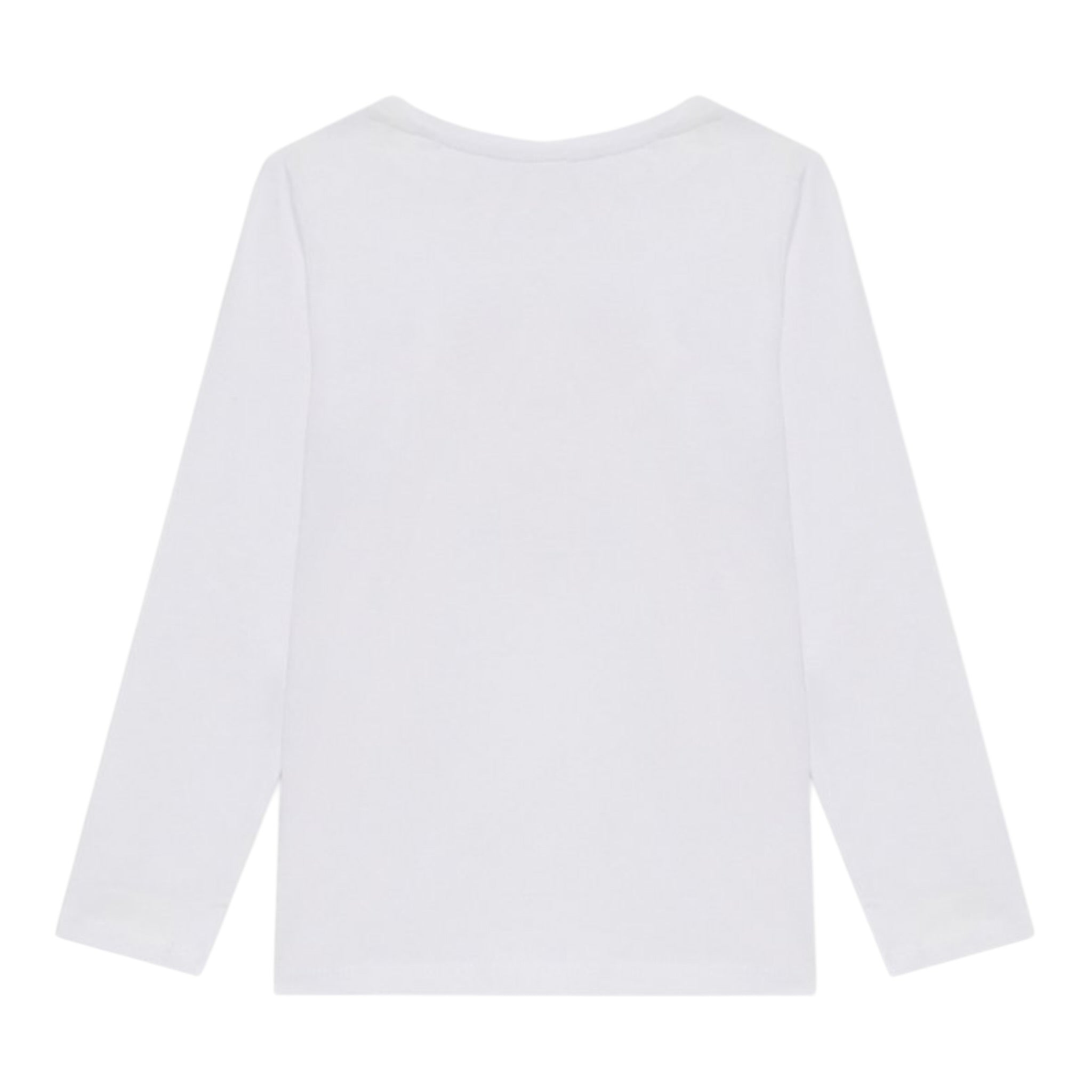 Guess Shirt tinta unita con Stampa Bianco per Bambina A5YI03K6YW4XJ BIANCO GUESS 