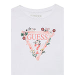 Guess Shirt tinta unita con Stampa Bianco per Bambina A5YI03K6YW4XJ BIANCO GUESS 