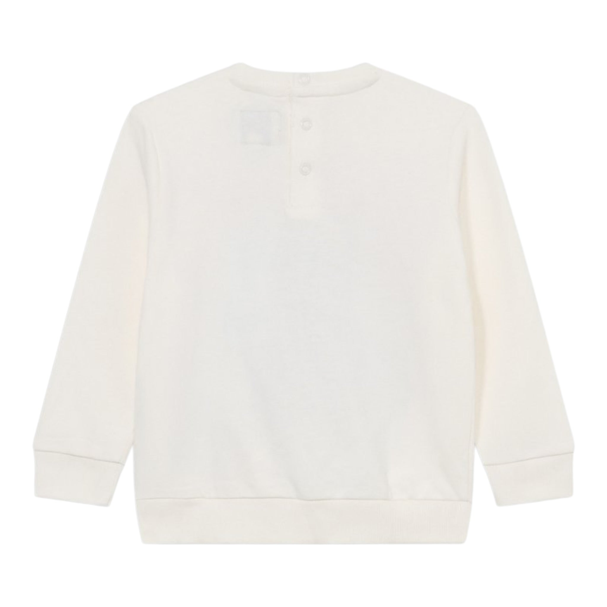 Guess Felpa Chiusa Girocollo tinta unita Bianco per Neonata H5YT00KAX74X BIANCO GUESS 