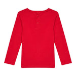 Guess Shirt tinta unita con Logo Rosso per Neonato I2YI02K8HM4 ROSSO GUESS 