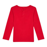 Guess Shirt tinta unita con Logo Rosso per Neonato I2YI02K8HM4 ROSSO GUESS 