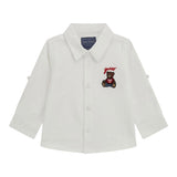 Guess Camicia Manica Lunga tinta unita Bianco per Neonato I5RH00W9CL0 BIANCO GUESS 