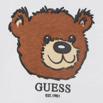 Guess Shirt tinta unita Girocollo con Stampa Bianco per Neonato I5YI02K8HM4 BIANCO GUESS 