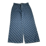 Guess Jeans tinta unita Modello A Palazzo con Logo Blu per Bambina J3BA10D45E0 BLU GUESS 