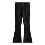 Guess Pantalone tinta unita Modello A Zampa In Ecopelle Nero per Bambina J3BB04WE8D0 NERO GUESS 