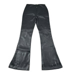 Guess Pantalone In Ecopelle tinta unita Modello Zampa Nero per Bambina J4BB04WE8D0 NERO GUESS 