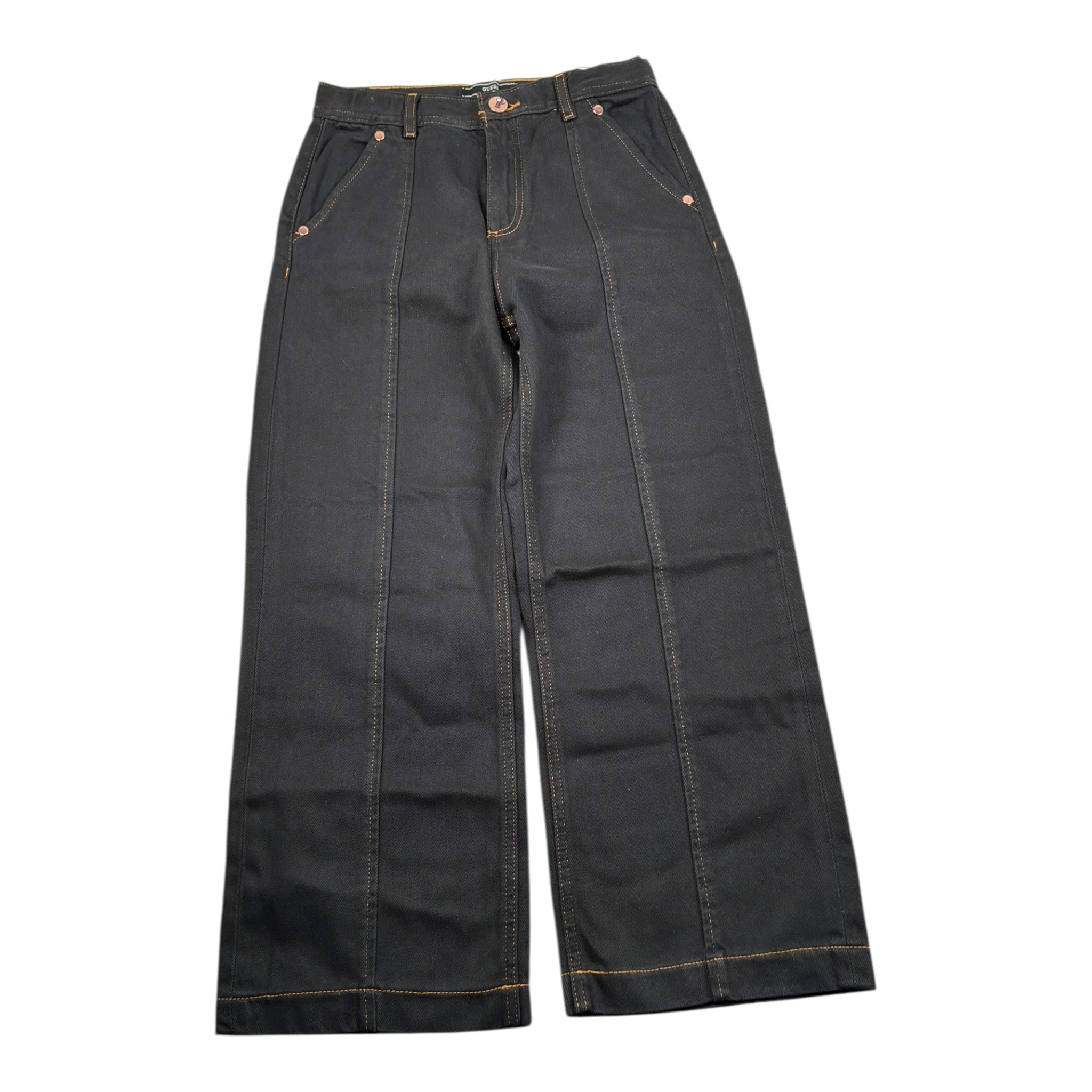 Guess Jeans tinta unita Modello A Palazzo Nero per Bambina J4BB07WFUL0 NERO GUESS 
