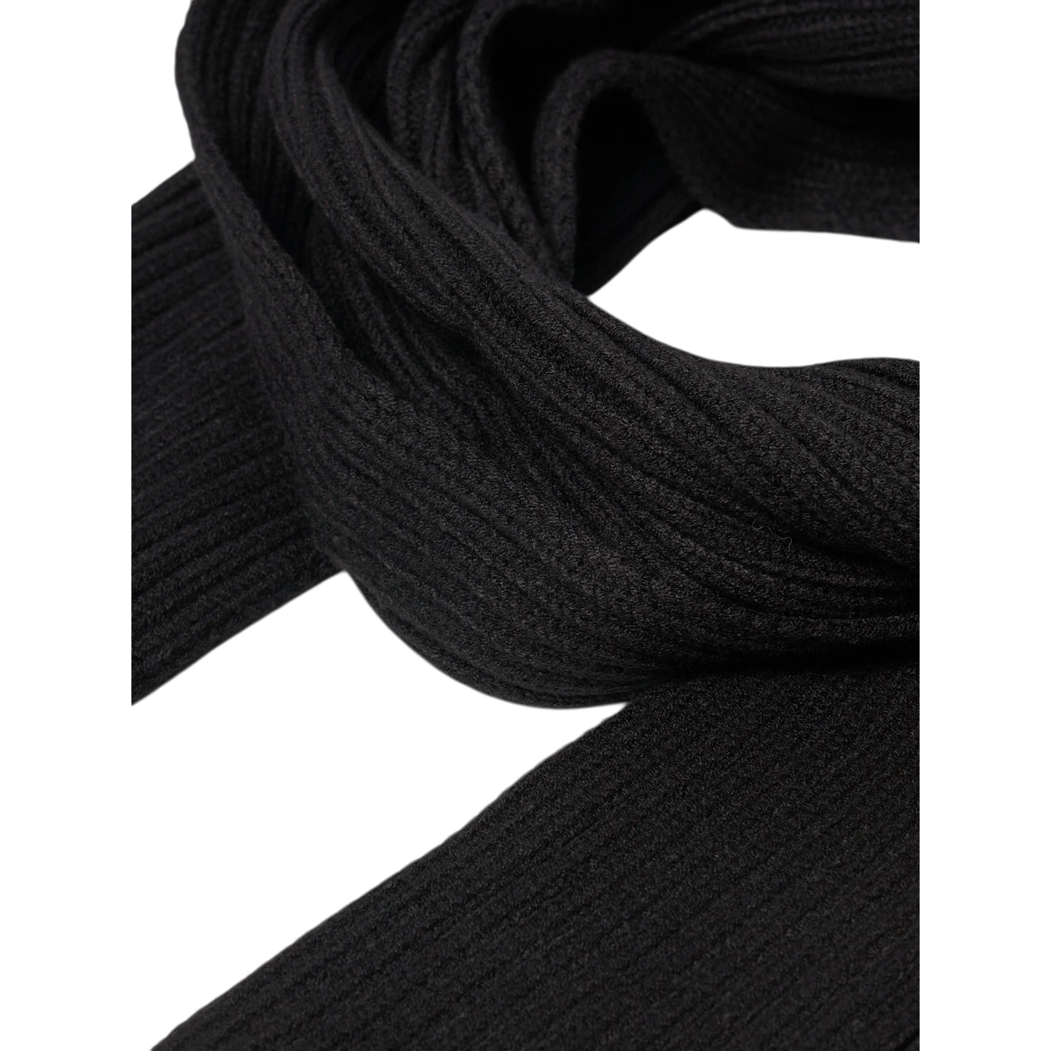 Guess Sciarpa tinta unita con Logo Nero per Bambina J4BZ02Z2QP0 NERO GUESS 